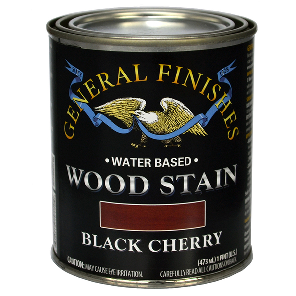 General Finishes 1 Pt Black Cherry Wood Stain Water-Based Penetrating Stain WKPT